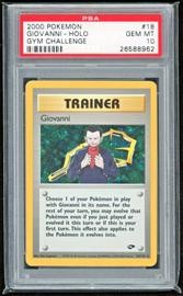 Giovanni Pokemon (Trading Cards) (PSA) (Holo)