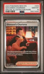 Giovannis Pokemon (Trading Cards) (PSA) (Illustration Rare)