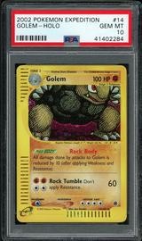 Golem Pokemon (Trading Cards) (PSA) (Holo)