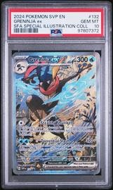 Greninja ex #132 SV Black Star Promo PSA 10
