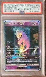 Gx Pokemon (Trading Cards) (PSA) (Secret Rare)