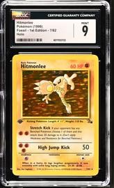Hitmonlee Pokemon (Trading Cards) (CGC) (Holo)