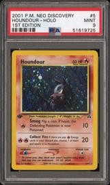 Houndour Pokemon (Trading Cards) (PSA) (Holo)