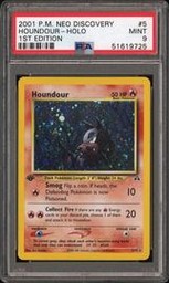 Houndour Pokemon (Trading Cards) (PSA) (Holo)
