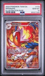 Infernape Pokemon (Trading Cards) (PSA) (Illustration Rare)