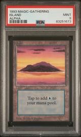 Island Magic The Gathering (Trading Cards) (PSA)