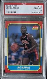 Joe Rookie Cards (PSA)