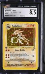 Kabutops Pokemon (Trading Cards) (CGC) (Holo)