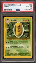 Kakuna Pokemon (Trading Cards) (PSA)