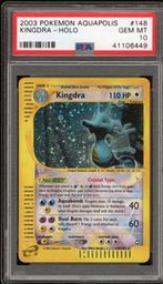 Kingdra Pokemon (Trading Cards) (PSA) (Holo)