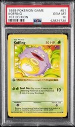 Koffing Pokemon (Trading Cards) (PSA)