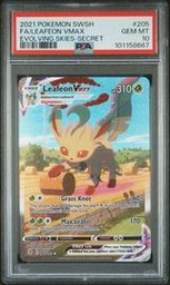 Leafeon Pokemon (Trading Cards) (PSA) (Full Art)