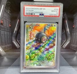 Lechonk Pokemon (Trading Cards) (PSA) (Illustration Rare)