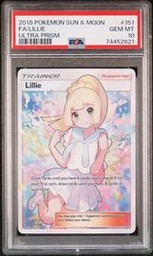 Lillie Pokemon (Trading Cards) (PSA) (Full Art)