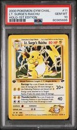 Lt Pokemon (Trading Cards) (PSA) (Holo)