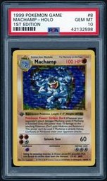 Machamp Pokemon (Trading Cards) (PSA) (Holo)