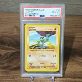 Machop Pokemon (Trading Cards) (PSA)