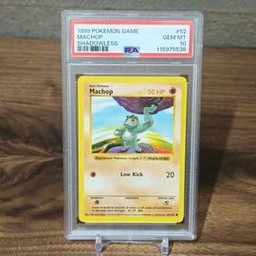 Machop Pokemon (Trading Cards) (PSA)