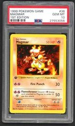 Magmar Pokemon (Trading Cards) (PSA)