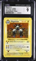Magneton Pokemon (Trading Cards) (CGC) (Holo)