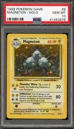 Magneton Pokemon (Trading Cards) (PSA) (Holo)