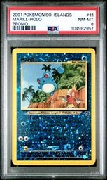 Marill Pokemon (Trading Cards) (PSA) (Holo)