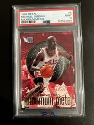 Metal Michael Jordan (PSA)