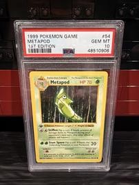 Metapod Pokemon (Trading Cards) (PSA)