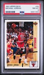 Michael Jordan #44 (1991 Upper Deck, PSA 8)