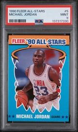 Michael Jordan #5 (1990 Fleer All-Stars, PSA 9)