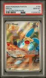 Minun Pokemon (Trading Cards) (PSA) (Illustration Rare)