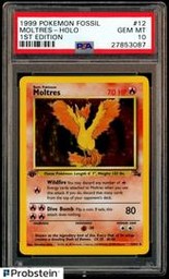 Moltres Pokemon (Trading Cards) (PSA) (Holo)