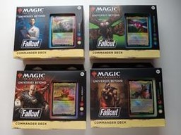 MTG Fallout Commander Deck Set of 4