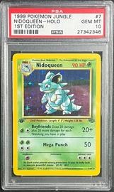 Nidoqueen Pokemon (Trading Cards) (PSA) (Holo)