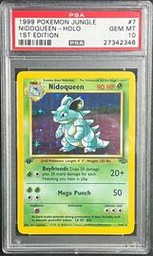 Nidoqueen Pokemon (Trading Cards) (PSA) (Holo)