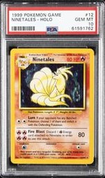 Ninetales-Holo Pokemon (Trading Cards) (PSA)