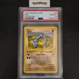 Onix Pokemon (Trading Cards) (PSA)