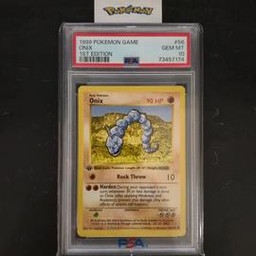 Onix Pokemon (Trading Cards) (PSA)