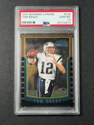 Patriots Rookie Cards (PSA)