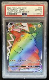 Pikachu VMAX Pokemon (Trading Cards) (PSA)