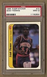 Pistons Rookie Cards (PSA)
