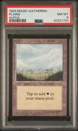 Plains Magic The Gathering (Trading Cards) (PSA)