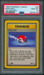 Poke Pokemon (Trading Cards) (PSA)