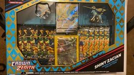 Pokemon Crown Zenith Shiny Zacian Premium Figure Collection