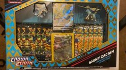 Pokemon Crown Zenith Shiny Zacian Premium Figure Collection