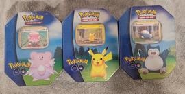 Pokemon GO Gift Tin 3-Pack (Pikachu, Snorlax, Blissey)