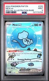 Pokemon PAF EN-Paldean Fates Special Illustration Rare #232 Mew ex PSA 9