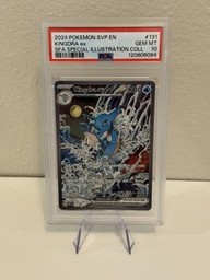 Pokemon SVP EN-SV Black Star Promo #131 Kingdra ex PSA 10