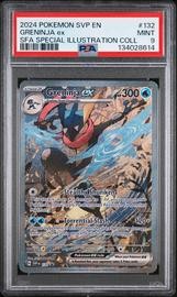 Pokemon SVP EN-SV Black Star Promo #132 Greninja ex PSA 9