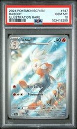 Raboot Pokemon (Trading Cards) (PSA) (Illustration Rare)